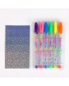 STITCH - Pack de 6 Stylos Gel Multi-color - vue de face