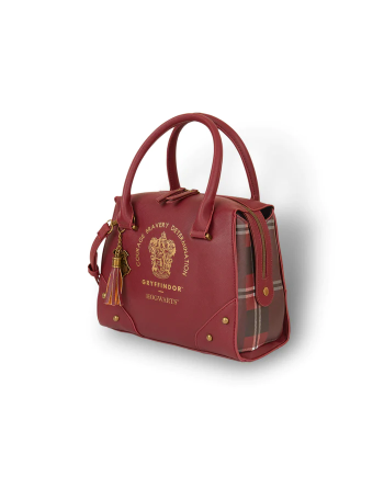 HARRY POTTER - Gryffindor - Luxury Plaid Top Handbag '28x22x13cm'