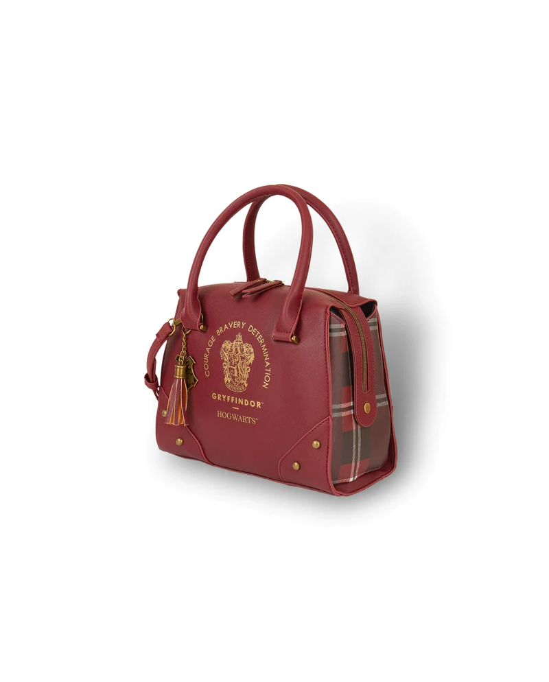 HARRY POTTER - Gryffindor - Luxury Plaid Top Handbag '28x22x13cm'