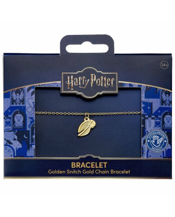 HARRY POTTER - Vif d'Or - Bracelet en Acier Inoxydable Doré - vue de profil
