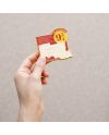 HARRY POTTER - Plateforme 9 3/4 - Magnet en Métal 7cm - vue de face