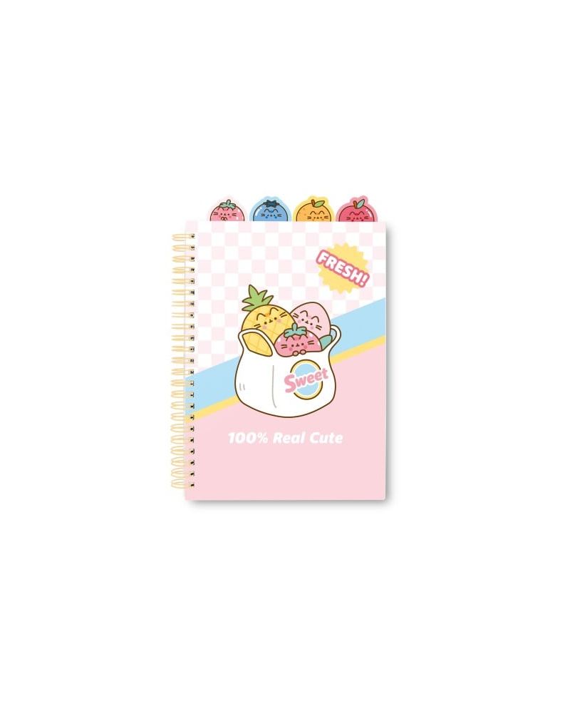 PUSHEEN - Fruits - Notebook + Intercalaires - Format A5 - vue principale