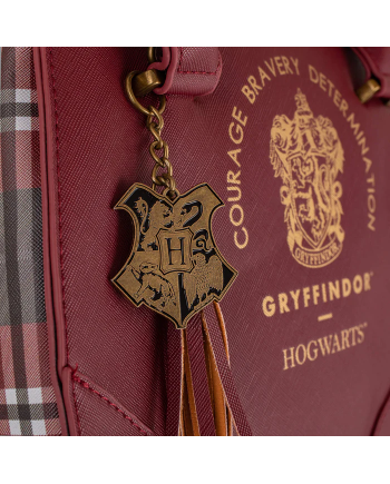 HARRY POTTER - Gryffindor - Luxury Plaid Top Handbag '28x22x13cm'
