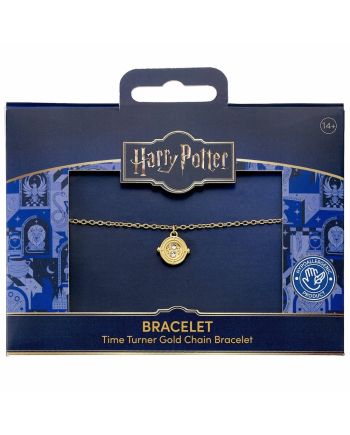 HARRY POTTER - Retourneur de Temps - Bracelet en Acier Inoxydable Doré - vue de profil