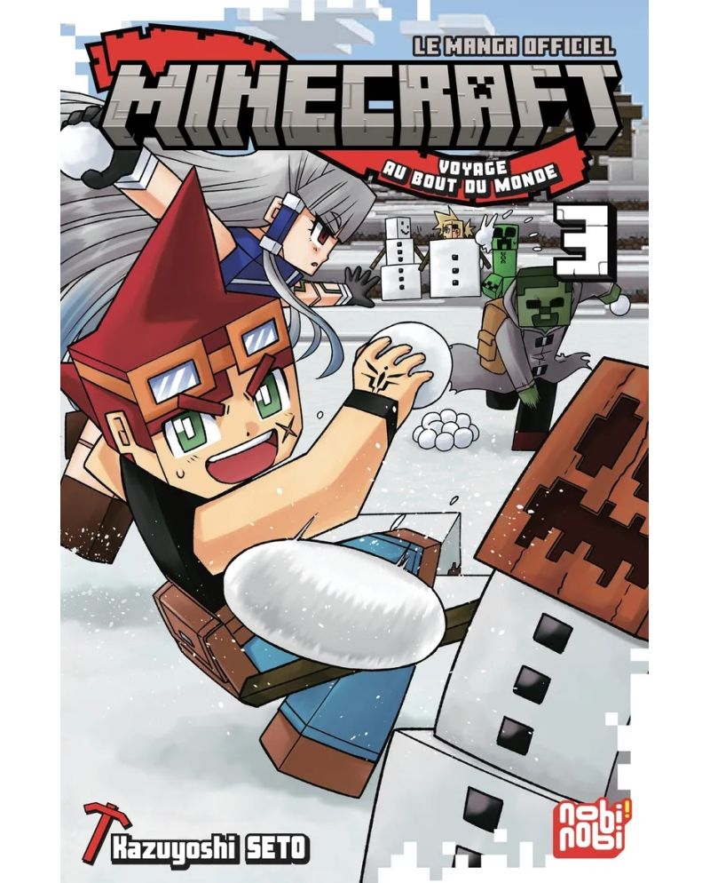 MINECRAFT - Le manga officiel - Voyage au bout du monde - Tome 3 - vue principale