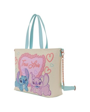 LILO & STITCH - True Love - Tote Bag LoungeFly - vue de face