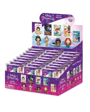 DISNEY PRINCESS - Series 37 - 3D Foam Bag Clip (Display 24 Pcs) - vue principale