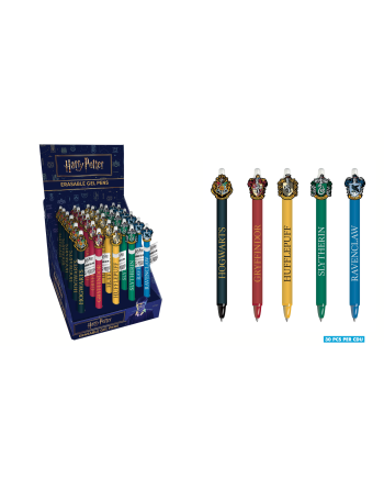 HARRY POTTER - Stylo à Gel Effaçable +Head Topper (Display de 30pcs) - vue principale