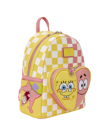 BOB L'EPONGE - Bob & Patrick - Mini Sac à Dos LoungeFly - vue de face