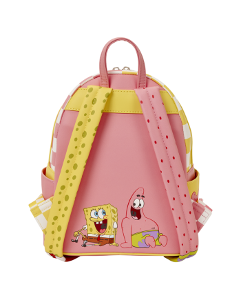 BOB L'EPONGE - Bob & Patrick - Mini Sac à Dos LoungeFly - vue de dos