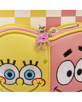 BOB L'EPONGE - Bob & Patrick - Mini Sac à Dos LoungeFly - vue de detail