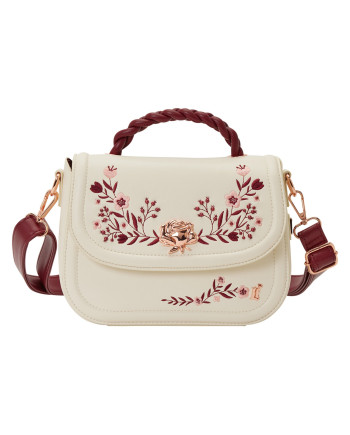 CREAM & RED - Floral - Crossbody bag Loungefly