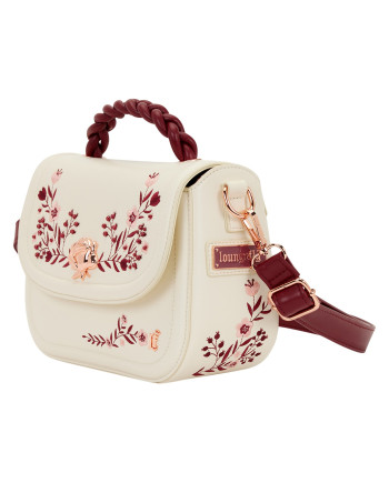 CREAM & RED - Floral - Crossbody bag Loungefly