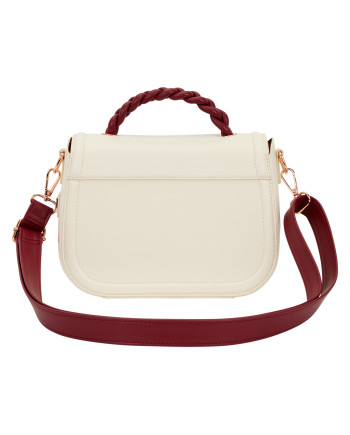 CREAM & RED - Floral - Crossbody bag Loungefly