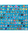 MICKEY & AMIS - Set de 100 Stickers (Display de 20) - vue principale