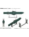 LEGEND OF THE GALACTIC HEROES - 1/8000 Hyperion Flagship - Model Kit - vue de dos
