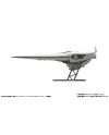 LEGEND OF THE GALACTIC HEROES - 1/8000 Brunhild - Model Kit - vue de profil