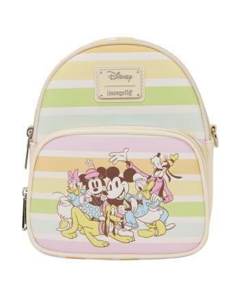 MICKEY & AMIS - Rainbow stripes - Sac bandoulière Loungefly - vue principale