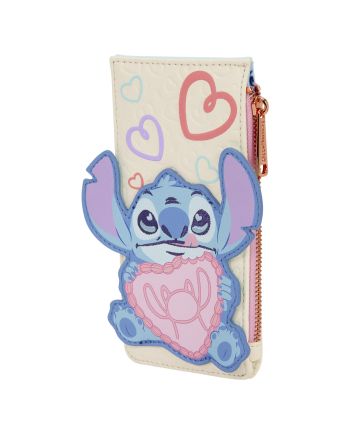 LILO & STITCH - Be Mine - Large Porte-carte Loungefly - vue de face