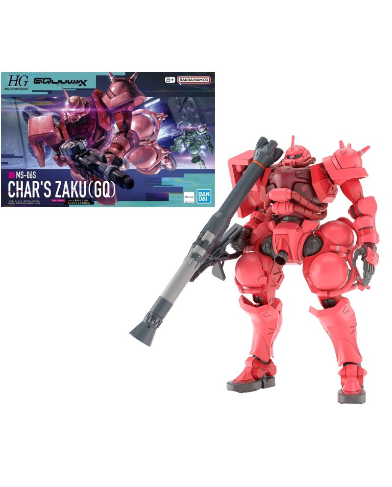 GUNDAM - HG 1/144 Char's Zaku (GQ) - Model Kit - vue principale