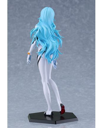 EVANGELION - Rei "Long Hair" - Figurine PLAMAX 20cm - vue de profil