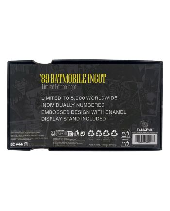 DC - Batmobile - Lingot XL Edition Limitée - vue de face