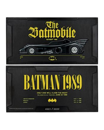 DC - Batmobile - Lingot XL Edition Limitée - vue de dos