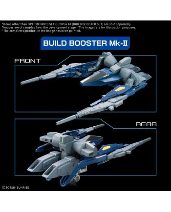 GUNDAM - Option parts set Gunpla 18 (Build booster set) - Model Kit - vue de dos