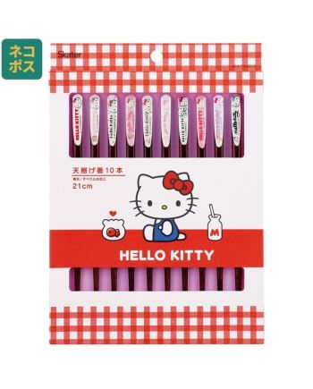 HELLO KITTY - Set de 10 baguettes à collectionner 21cm - vue principale