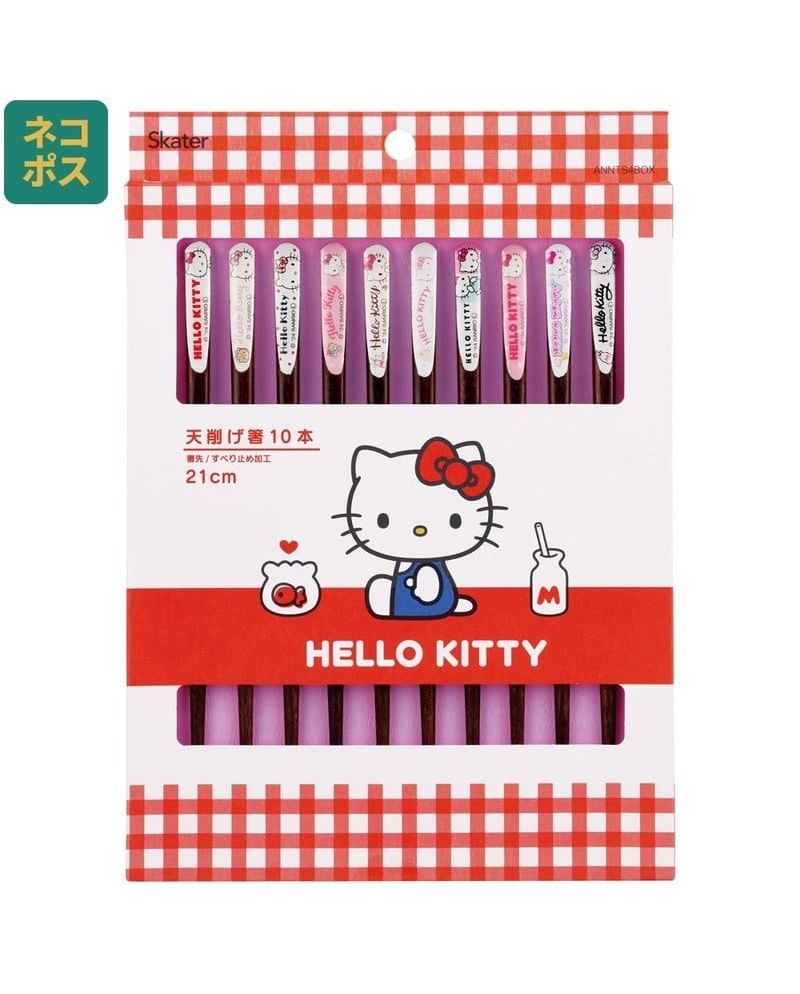 HELLO KITTY - Set de 10 baguettes à collectionner 21cm - vue principale