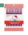 HELLO KITTY - Set de 10 baguettes à collectionner 21cm - vue principale