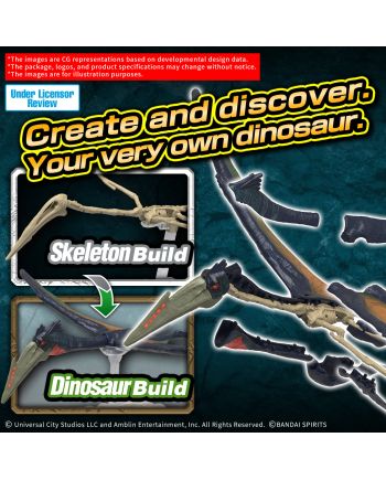 PLANNOSAURUS JURASSIC WORLD - Quetzalcoatlus - Model Kit - vue de profil