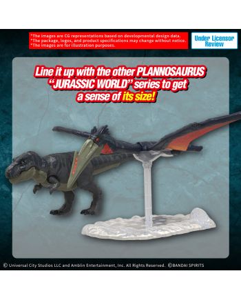 PLANNOSAURUS JURASSIC WORLD - Quetzalcoatlus - Model Kit - vue de dos