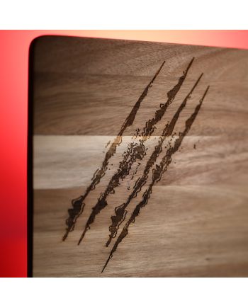 LES GRIFFES DE LA NUIT - Slash - Planche de Service en bois - vue de dos