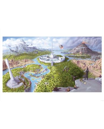 THE ELDER SCROLLS OBLIVION -Cité Impériale -Art Print -Edition Limitée - vue principale
