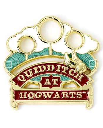 HARRY POTTER - Match de Quidditch - Pin's Coulissant - vue de profil