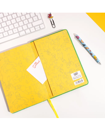 LES SIMPSONS - Homer - Notebook Premium Format A5 - vue de detail