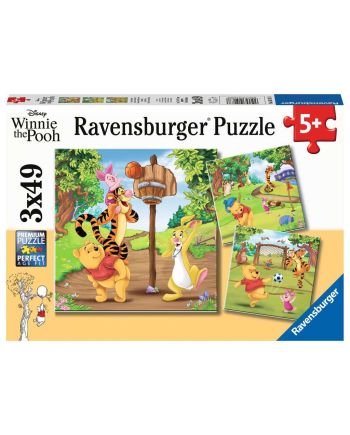 WINNIE L'OURSON - Journée sportive - 3 Puzzle 49P - vue principale