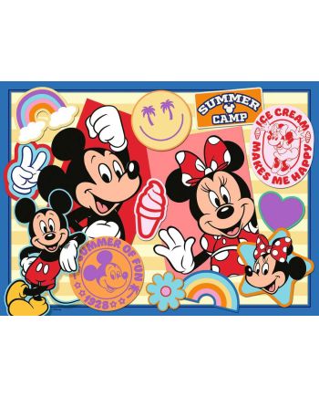DISNEY - En route avec Mickey et Minnie - Puzzle 200P XXL - vue de face