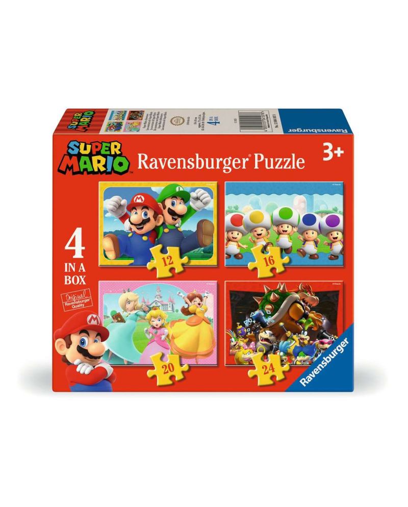 SUPER MARIO - 4 Puzzle 12/16/20/24P - vue principale