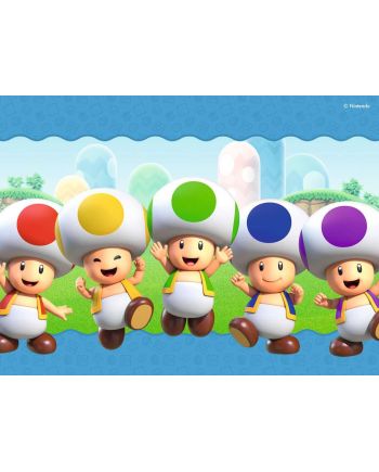 SUPER MARIO - 4 Puzzle 12/16/20/24P - vue de profil