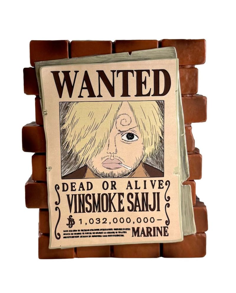 ONE PIECE - Sanji "Wanted" - Tirelire PVC 16cm - vue principale