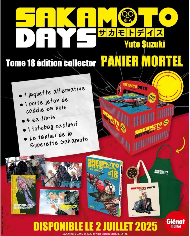SAKAMOTO DAYS - Tome 18 - EDITION PANIER MORTEL - vue principale