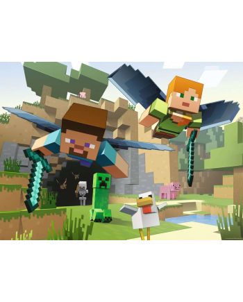 MINECRAFT - Les aventures de Minecraft - Puzzle 200P XXL - vue de face