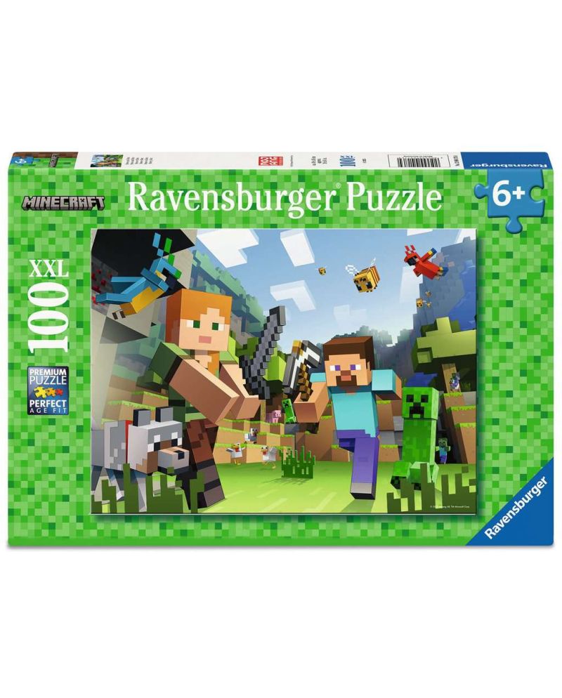 MINECRAFT - Puzzle 100P XXL - vue principale