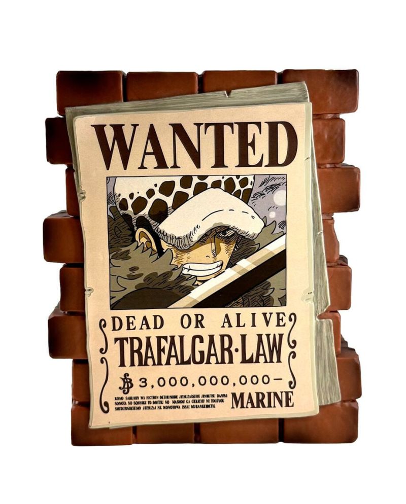 ONE PIECE - Law "Wanted" - Tirelire PVC 16cm - vue principale