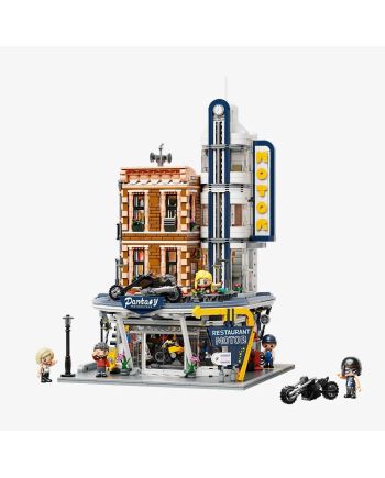 PANTASY - Restaurant pour Motards - Bloc de Construction 2989 pcs - vue principale