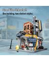 PANTASY - Restaurant pour Motards - Bloc de Construction 2989 pcs - vue de face