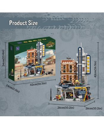 PANTASY - Restaurant pour Motards - Bloc de Construction 2989 pcs - vue du packaging