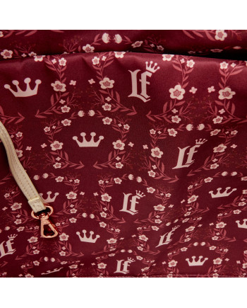 CREAM & RED - Floral - Convertible Tote Bag Loungefly